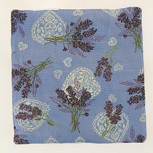 Сидушка двусторонняя из гобелена 35х35, состав 100% п/э, наполнитель синтепон, завязки С 4699 000000000001192532