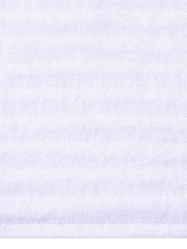 Полотенце махровое 70x130см DE'NASTIA Узкая Волна 500гр белый хлопок 000000000001211687