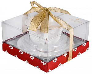 Пара чайная 220мл/блюдце BALSFORD Грация Аматея подарочная упаковка фарфор 000000000001193990