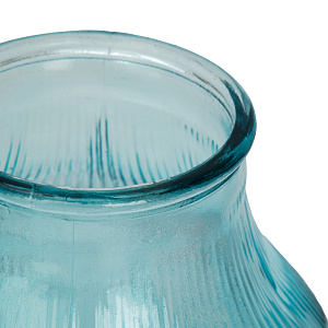 Ваза 18см Гроссето синяя стекло 000000000001220743