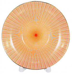 Чайная пара (чашка200мл) BALSFORD Палитра Арабеска оранжевая фарфор 000000000001183413