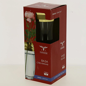 Ваза 26см ПРОМСИЗ Ампир стекло 000000000001177194