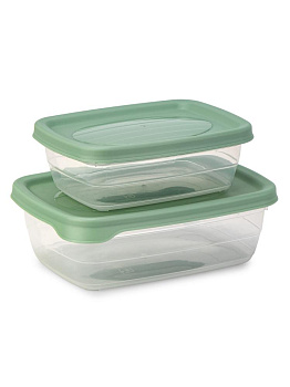 Набор контейнеров 2шт 300/600мл в ассортименте пластик 000000000001228395