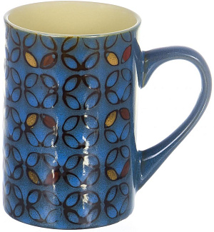 Набор кружек 6шт 380мл керамика металличейский стенд  подарочная упаковка Elrington YC-5005-GZ 000000000001197957