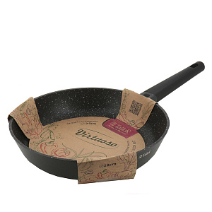 Сковорода 24см TALLER Виртуозо бакелитовая ручка Soft-touch алюминий 000000000001163211