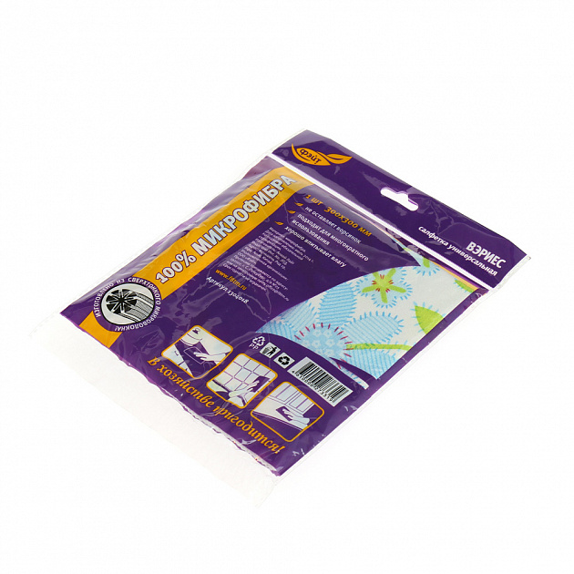 Салфетка универсальная из микрофибры Dobb&Mopp "ВЭРИЕС ЛАЙТ", размер 30х30см, 3.4.01.025 000000000001123030