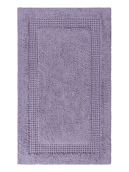 Коврик для ванной 60x100см DE'NASTIA Вафля лаванда хлопок 000000000001220601