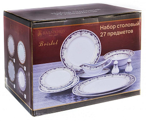 Набор столовой посуды 27 предметов BALSFORD Бристоль Уильям подарочная упаковка фарфор 000000000001180706