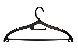 Набор вешалок 3шт р.48-50 ПОЛИМЕРБЫТ для брюки и юбок пластик 000000000001020680