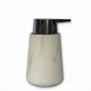 Дозатор для жидкого мыла 8,5х8,5х15см PRIMANOVA Grace керамика 000000000001216269