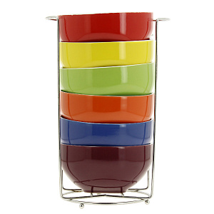 Набор салатников Wellberg, керамика, 7 предметов 000000000001172405