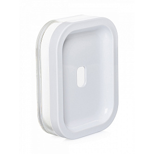 Мыльница 12х9см DE'NASTIA STABLE W белый пластик/акрил 000000000001224733