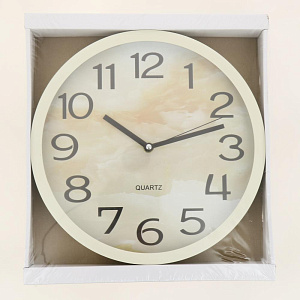 Часы настенные 30х30х4,1см OLAFF камень тихий ход 152-33031 000000000001205677