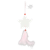 Декоративное украшение Звездочка 18см DARLENS с пушистым хвостиком белый 000000000001209889