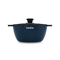 Кастрюля с крышкой 4л НЕВА МЕТАЛЛ ПОСУДА Tesoro Florence Induction total blue алюминий 000000000001225722