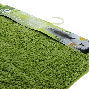 Коврик для ванны DE'NASTIA 50х80см зеленый микрофибра M000112 000000000001107624