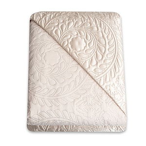 Покрывало DeN Палермо 240х260 атл/мат молочный круги U000216 000000000001203044