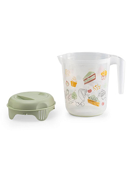 Кувшин для блендера 2л PHIBO с декором зеленый пластик 000000000001229616