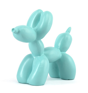 Фигура декоративная 8см Собака мятный керамика 000000000001216471