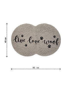 Коврик плетеный для животных LUCKY 40х60см в ассортименте хлопок 000000000001225690