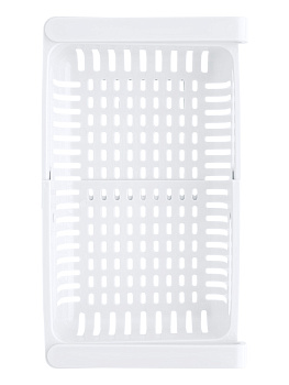 Органайзер для холодильника 20(28)x15,5x6см белый пластик 000000000001214202