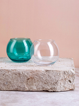 FLORA Ваза-шар для цветов 7см 400мл PASABAHCE стекло 43407SL 000000000001148624