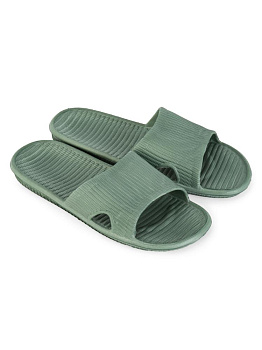 Сланцы женские 38-39 полосы зеленый ЭВА 000000000001226919