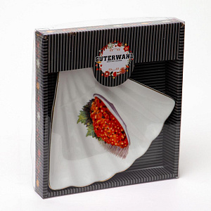 Икорница 20,5х21х3см GUTERWAHL Party Time Красная икра фарфор 000000000001197792