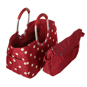 Сумка Loopshopper M ruby dots Reisenthel 000000000001123250