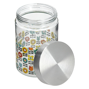 Банка Цветы, 1100мл 000000000001169886