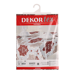 Скатерть DekorTex, 130х150 см, хлопок 000000000001126444