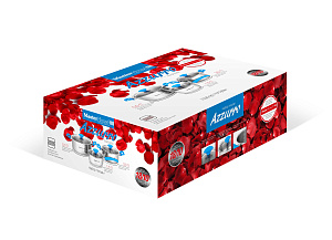Н-р посуды Azzurro Master House 6пр (1,5л,3л,5л+3 крыш) 60469 000000000001181364