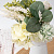 Цветок искусственный букет Гэлакси 37,5см белый 000000000001218415