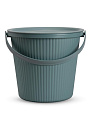 Ведро-стул 15л FORA с крышкой вельвет мятный полиэтилен 000000000001227350