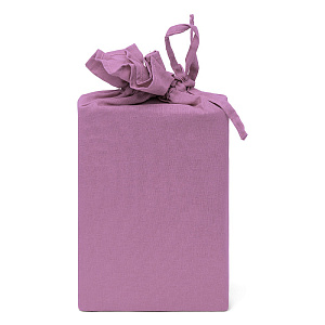 Проcтыня 250x220см DE'NASTIA сиреневая бязь 100%хлопок 000000000001207499