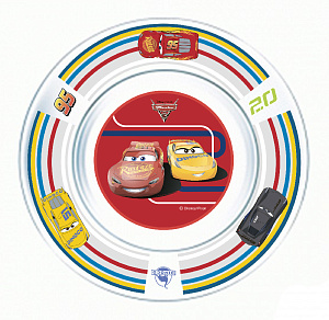 СИМПАТИЯ ТАЧКИ 3 Тарелка десертная 19,6см ОСЗ стекло 000000000001176872