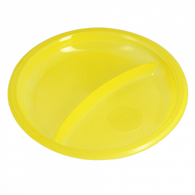 Набор одноразовых тарелок Фопос, 21.5 см, пластик, 20 шт. 000000000001004058