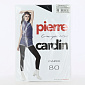Колготки женские 80ден р2 PIERRE CARDIN Капри матовые с хлопчатобумажной ластовицей и плоскими швами черные 95%полиамид 5%эластомер