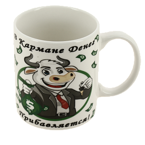 Кружка фарфор 350мл индивидуальная подарочная упаковка УДАЧА УМНОЖАЕТСЯ OLAFF 200-08054 000000000001202098