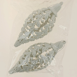 Набор украшений декоративных Сосулька 2шт 14см R010517 000000000001192266