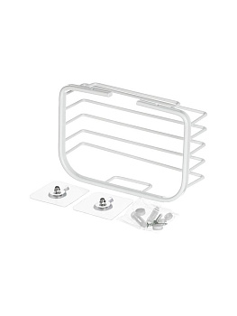 Держатель навесной 18x12x5,5см DE'NASTIA белый алюминий 000000000001227444