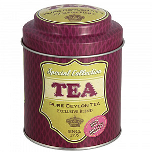 Банка жест 0.68л d8.7х11.5 Tea 180367D фио 000000000001133961