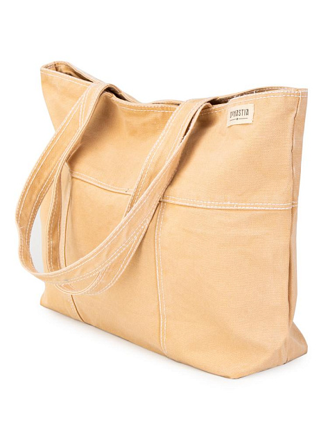 Сумка 36х47х11 DE'NASTIA Stitch as a style tote натуральный хлопок 000000000001225558