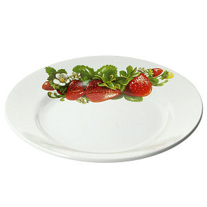 Мелкая тарелка Клубника Новая Кубаньфарфор, 17.5 см 000000000001068974