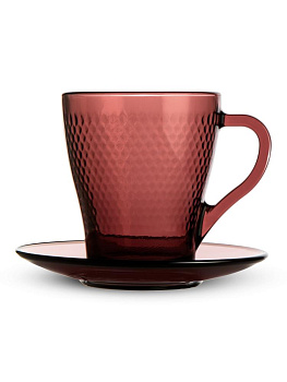 ИДИЛЛИЯ Набор чайный 12 предметов LUMINARC лилак стекло 000000000001226234