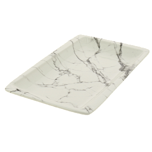 Блюдо сервировочное 30х18см LUCKY Мрамор прямоугольное (большое) керамика 000000000001208761