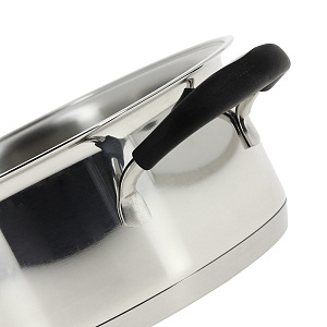 Кастрюля с крышкой 2,85л TRAMONTINA SOLAR SILICONE индукция нержавеющая сталь 000000000001169950