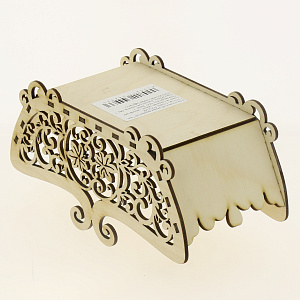 Корзина резная дерево ХВ, 20х9.8х10 см 000000000001171406