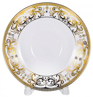 Чайная пара (чашка 230мл) BALSFORD Passion подарочная упаковка с бантом фарфор 000000000001193950