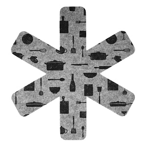 Вкладыши для хранения посуды 38/35,5/26см 3шт искусственный войлок 000000000001222669